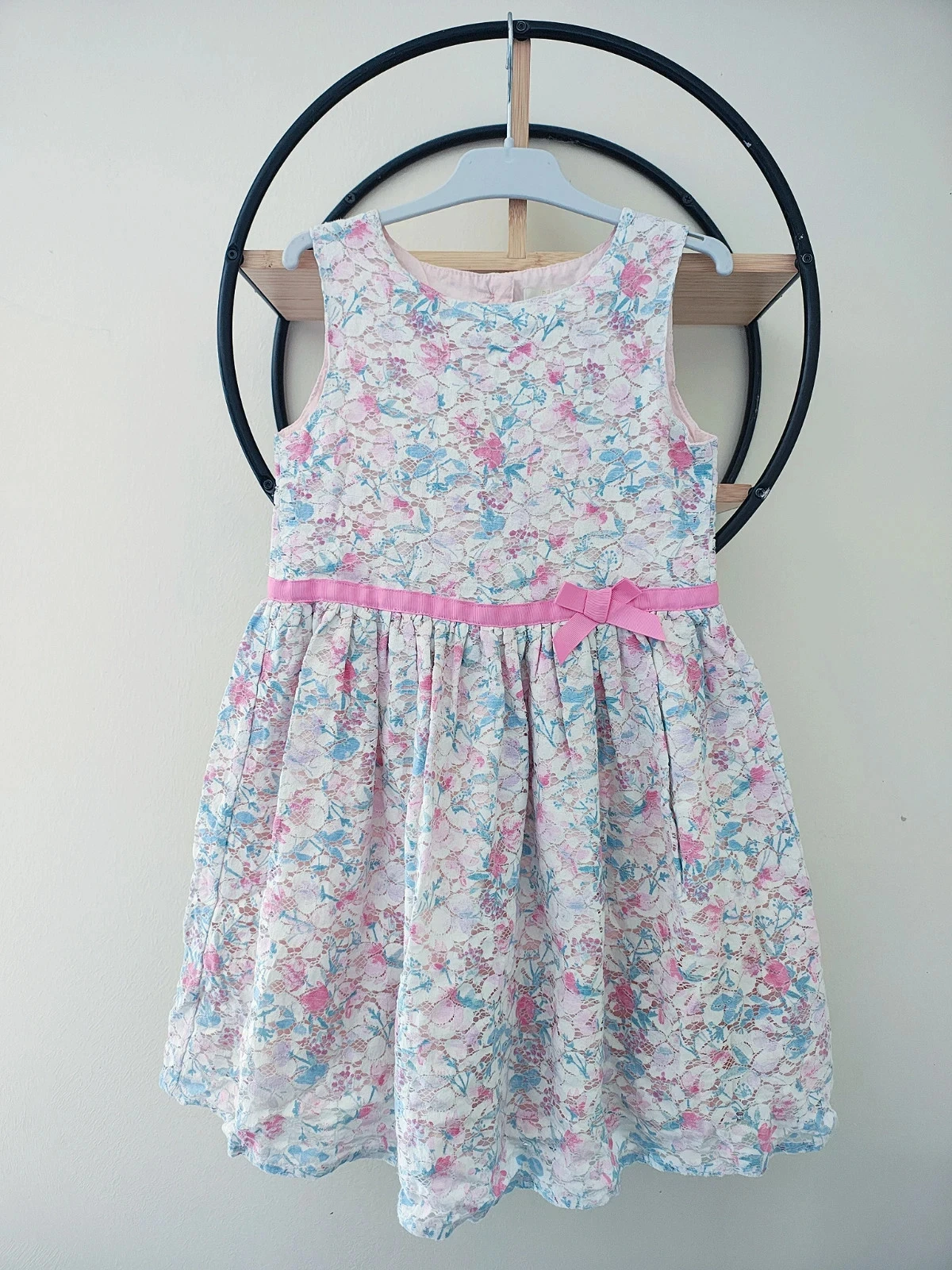 6 7 ans robe été étiquette coupée